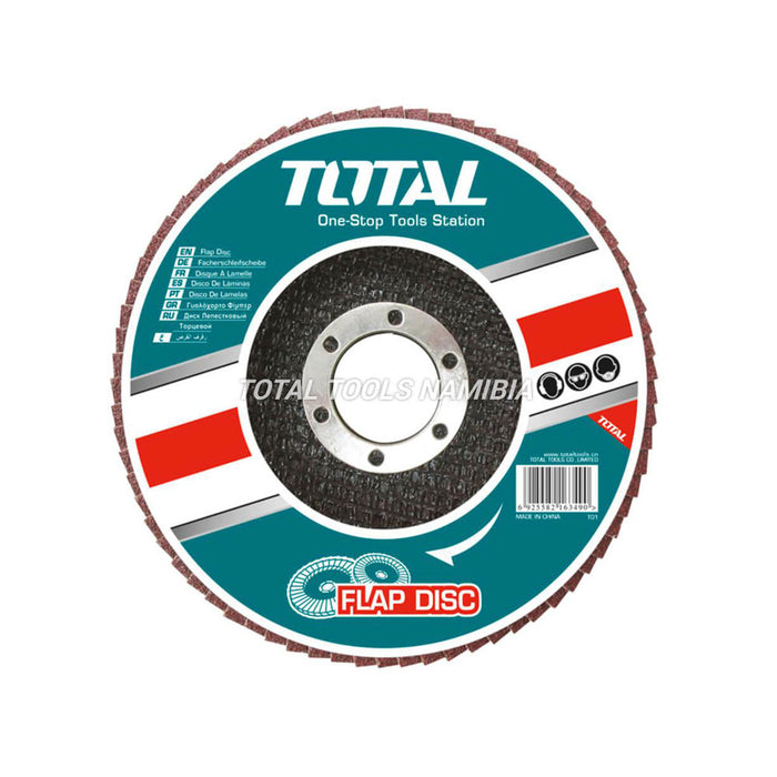 TOTAL TOOLS FLAP DISC P80 115X22MM TOTAL TOOLS NAMIBIA