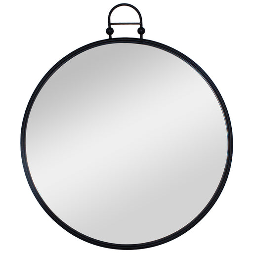 PRESTON MIRROR 78CM DIA TRANS NATAL CUT GLASS