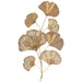 FAN LEAF GOLD WALL ART51X TRANS NATAL CUT GLASS