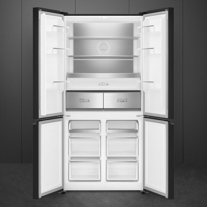 SMEG 586LT MULTI-DOOR FRIDGE DARK INOX