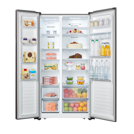 HISENSE 514L DELECTABLE S/B/S FRIDGE WHITE NAMIBIA AUDIO MECCA CC