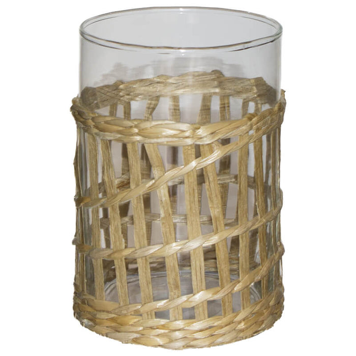 NATURAL VOTIVE 15X11CM TRANS NATAL CUT GLASS