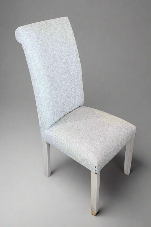 HIGHLAND CHAIR - ROC FABRIC + RUSTIC BEIGE LINEAR CLASSICA