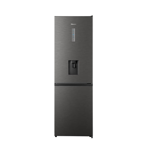 HISENSE 298L FRIDGE bottom freezer  with water dispenser  INOX Colour