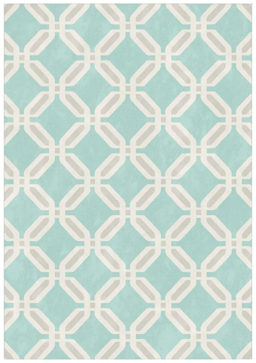 CANVAS RUG - HEXAGON DESIGN 200X290 RUGS ORIGINAL