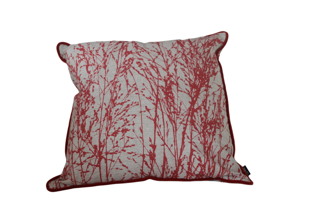 CORAL BRANCHES/BURNT ORANGE PIPE SCATTER 60X60 ALPINE UPHOLSTERERS