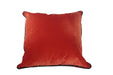 CORAL VELVET/BLACK PIPE SCATTER 60X60 ALPINE UPHOLSTERERS