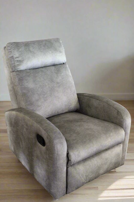 KELSIE RECLINER FABRIC - CHARLOTTE IRON EARTHLINE FURNITURE