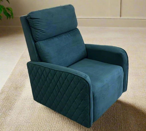 INIZIO SWIVEL CHAIR - CASCADE LAKE FABRIC 