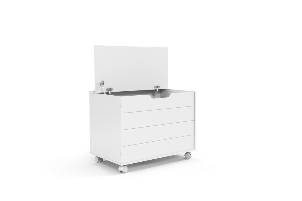 TOY TRUNK WHITE WITH WHEELS MATIC INDUSTRIA