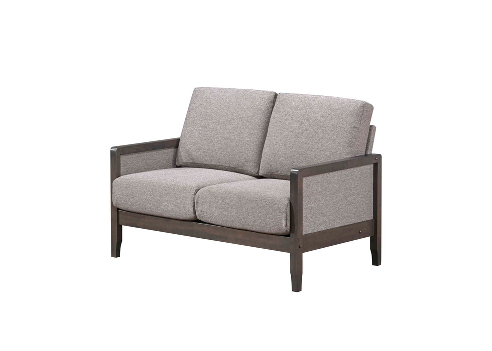 4PCE EMMA LOUNGE SUITE - CHARCOAL + EMMA BROWN INTERGO FURNITURE SDN.