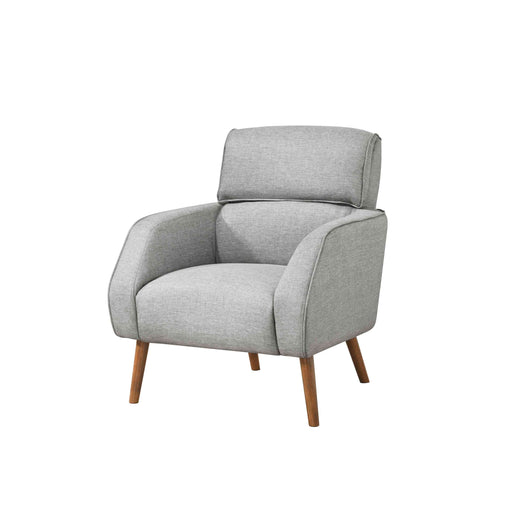 RAKOON LIGHT GREY OCCASIONAL CHAIR INTERGO FURNITURE SDN.