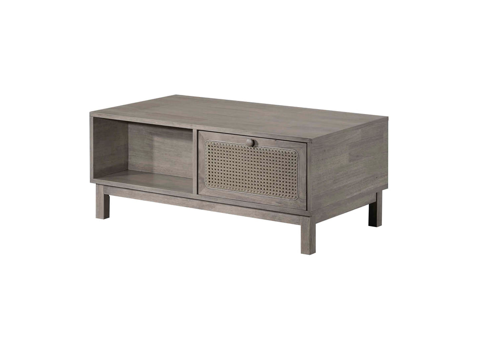 4PCE XAVIER LOUNGE SUITE - ANTIQUE GREY + PATTERN INTERGO FURNITURE SDN.