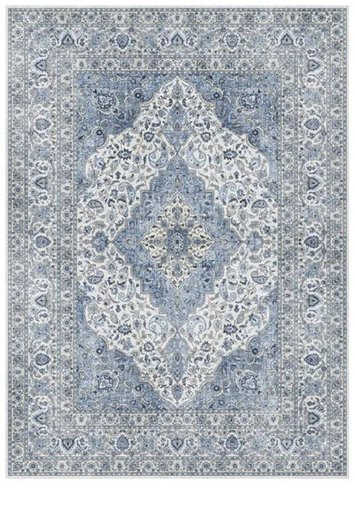 JEWEL RUG 160X220 PERSIAN PREMIUM TABRIZ BLUE RUGS ORIGINAL