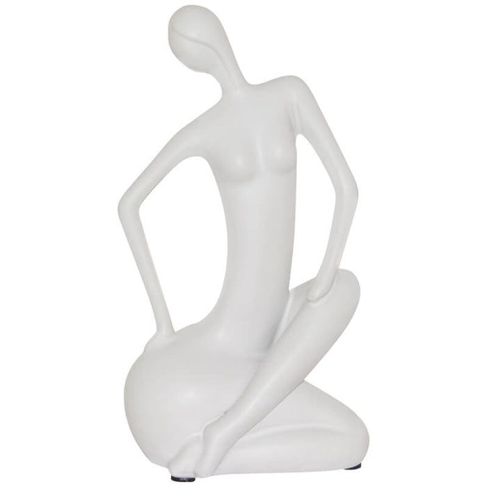 LADY FIGURINE 14X11X25CM TRANS NATAL CUT GLASS