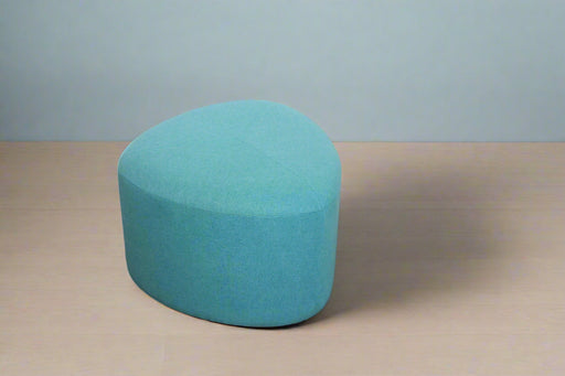 Light blue office stool