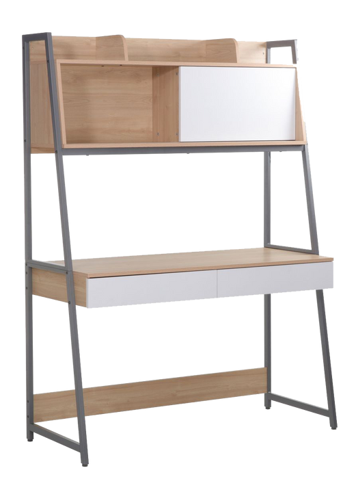 ARIZONA COMPUTER DESK - OAK AND WHITE CDENS