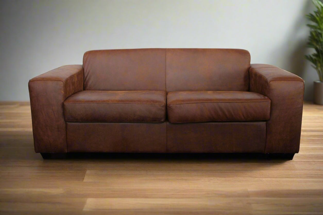 MALUTI 2.5DIV COUCH - FULL LEATHER  