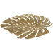 DISPLAY LEAF 64X45CM RAW GOLD TRANS NATAL CUT GLASS