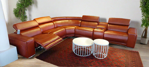 6PCE MAVERICK LOUNGE SUITE full leather 