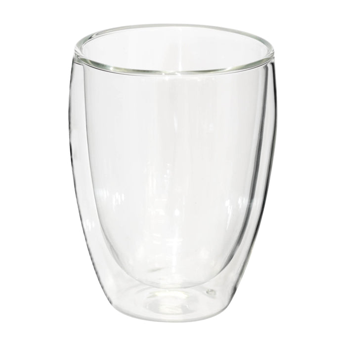 DOUBLE WALL THERMIC GLASS 300ML TRANS NATAL CUT GLASS