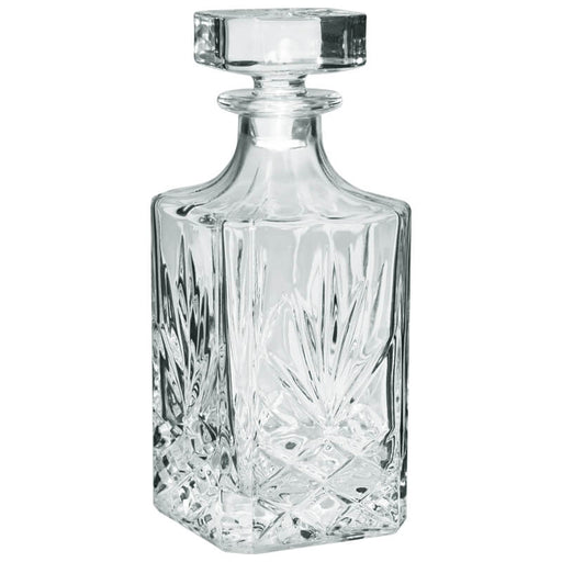 SHAZAM WHISKY DECANTER 750ML TRANS NATAL CUT GLASS