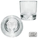 ELEPHANT WHISKY FROSTED BASE 310ML S/6 TRANS NATAL CUT GLASS