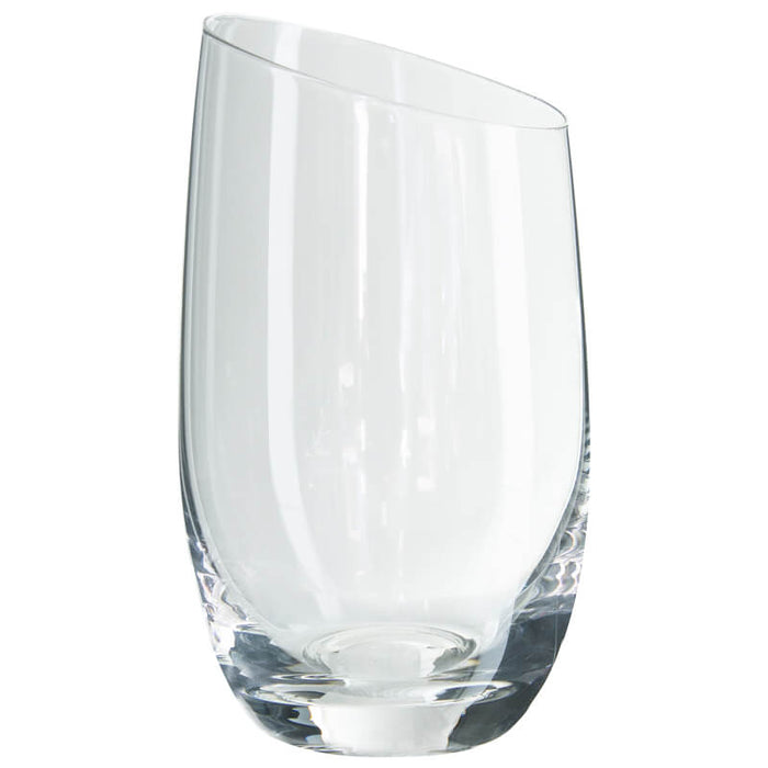 PATRICK SLANTED HI BALL 330ML S/6 TRANS NATAL CUT GLASS