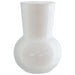 ADELE MINI VASE WHITE 17CM TRANS NATAL CUT GLASS