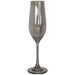 SMOKE LUSTRE FLUTE 210ML TRANS NATAL CUT GLASS