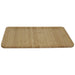 BAMBOO TRAY 36X24CM TRANS NATAL CUT GLASS