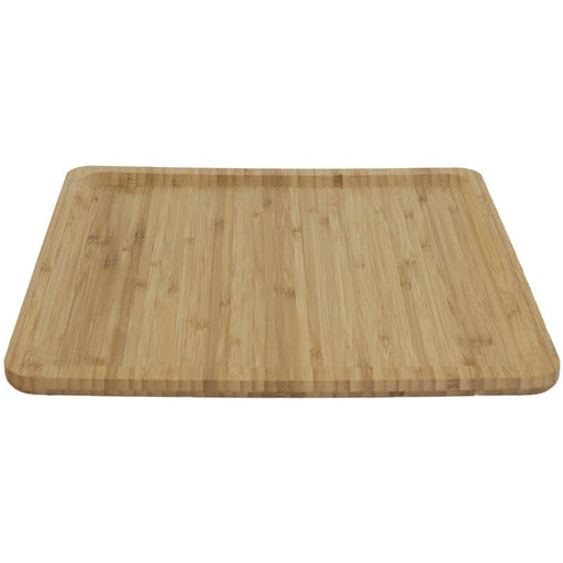 BAMBOO BREAKFAST TRAY 29X29CM TRANS NATAL CUT GLASS