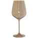 APOLLO AMBER LUSTRE WINE 450ML SET OF 6 TRANS NATAL CUT GLASS