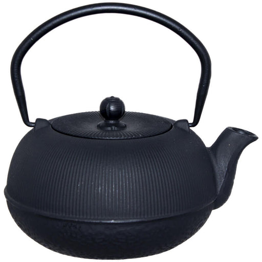 VERTI CAST IRON BLACK TEA POT  