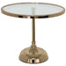 GOLD DECOR STAND 25X30CM TRANS NATAL CUT GLASS