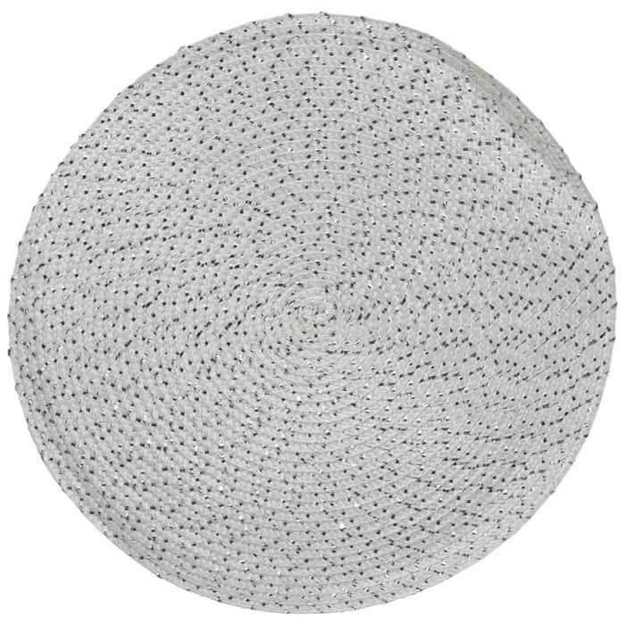 White rattan placemats decor