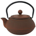 AUBERGINE CAST IRON TEA POT 600ML TRANS NATAL CUT GLASS