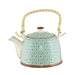 Green Moroccan Fusion Tea Pot TRANS NATAL CUT GLASS