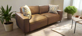 NEO 2DIV COUCH F/LEATHER - NEO TAN ISELLA SOFA DESIGN SDN