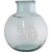 ORGANIC GLASS VASE 18CM