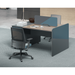 OZ-2313-2 2 SEATER WORKSTATION (BROWN OAK/GREY) STELLAR LIMITED