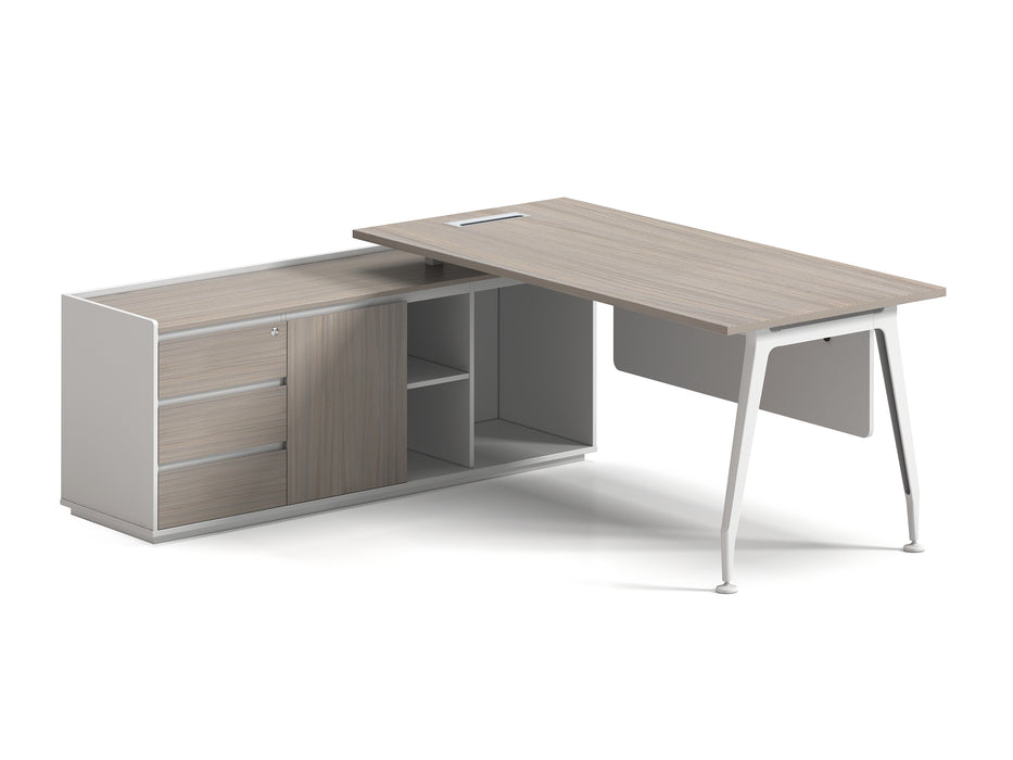 OZ-2815-18 EXECUTIVE DESK 1800X1600X750MM STELLAR LIMITED