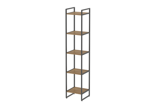 VOSS SHELF UNIT OAK/BLACK PROVINCIA