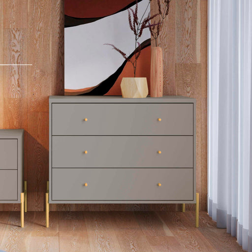 JASPER CHEST OF DRAWERS GRIGIO GLOSS PROVINCIA