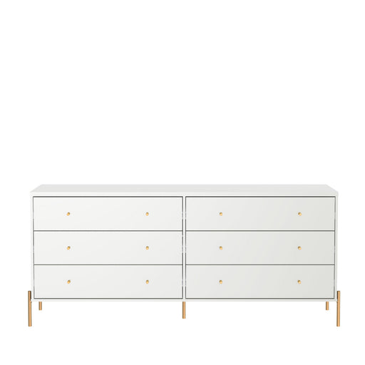 JASPER CHEST OF 6 DRAWERS WHITE GLOSS PROVINCIA