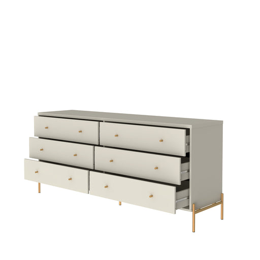 JASPER CHEST OF 6 DRAWERS OFF WHITE PROVINCIA