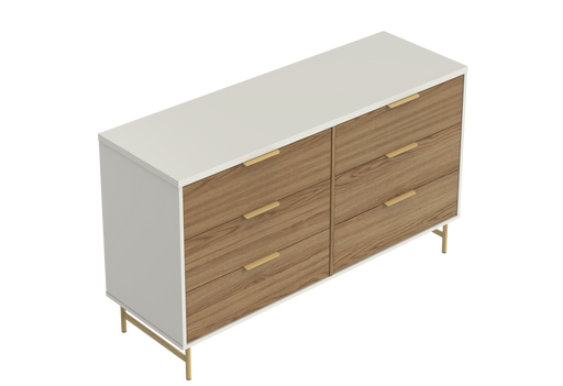 YVES DRESSER WHITE/OAK PROVINCIA