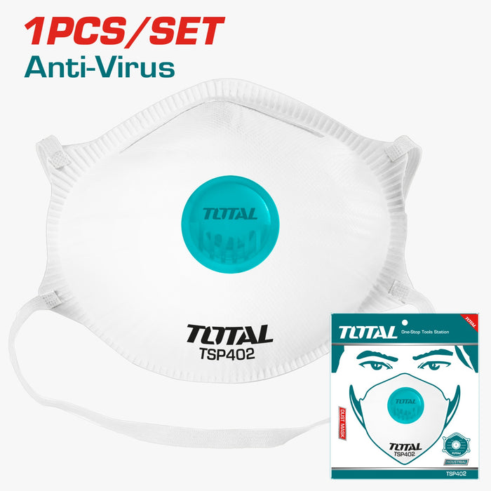 TOTAL TOOLS DUST MASK WITH VALVE TOTAL TOOLS NAMIBIA