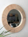 SEGMENT WOOD MIRROR - 660 NOLDEN BROTHERS WOODEN