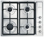 SMEG 60CM CLASSIC 4BRN GAS HOB S/STEEL SMEG